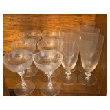 Vintage Wine Glasses 