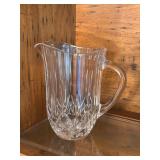 Vintage Crystal Water Pitcher 