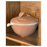 Vintage Flower Crock w/ Lid 