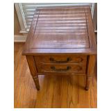 MCM Side Accent Table w/ Single Deep Drawer 
