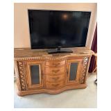 Gorgeous MCM Wood Credenza and Flat Screen TV 