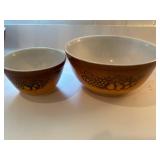 Pyrex Old Orchard Mixing Bowls 