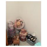 Hat Boxes, Hats and Ladies Shoes 