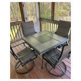 Outdoor Kitchen Table w/ Four Chairs 