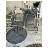 Wrought Iron Outdoor Dining Set 