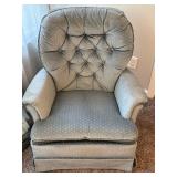 Upholstered Arm Chair Set 