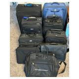 Assorted Luggage and Travel Bags 