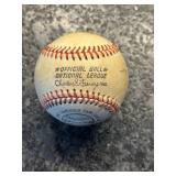 Hank Aaron Signed National League Baseball