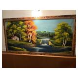 Vintage Velvet Painting 
