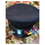 Vintage Firefighter Dress Cap 