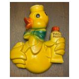 Vintage Rubber Duck Toothpaste Decor 