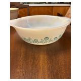 Large Vintage Glasbake Maid of Honor Bowl 