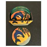 Tropical Dolphin Coaster Set 