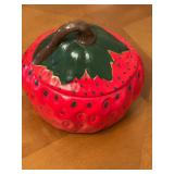 Vintage Strawberry Cookie Jar 