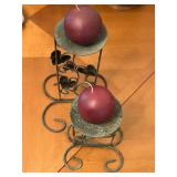 Candle Holders w/ Candles 