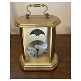 Montreux Moon Phase Carriage Mantle Clock 