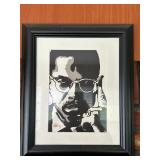 Malcolm X Framed Artwork 