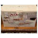 Fifth Avenue Crystal Estate 3-Tier Buffet Server