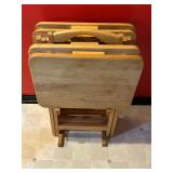 Folding TV Tray Set