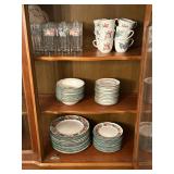 Noritake "Market Day" China and Glassware Set