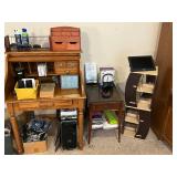 Rolltop Desk and Office Equipment