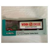 Ertl 1948 Ford Tractor Trailer Winn-Dixie Diecast Bank 