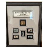 1861 - 1865 Uncirculated Civil War Postage Stamps 
