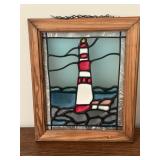 Lighthouse Stained Glass Picture 