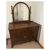 Antique Dresser w/ Mirror 