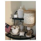 Assorted Pieces of Fenton and Milk Glass 