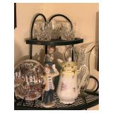 Porcelain and Crystal Decor Pieces 