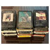 Multiple Turntables, Vinyl Records (33RPM & 45RPM), 8 Track Tapes, Cassette Tapes and CD