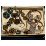Assorted Vintage Costume Jewelry 