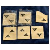 US Marine Corps Corporal Rank Insignia Pins (Lance Mosquito Wings / Chevrons) 