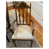 Oval Dining Table w/ Leaf Insert and Six (6) Chairs 