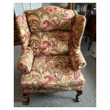 Upholstered Wingback Armchair 