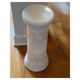 White Marble Plant Stand 