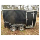 Homesteader Patriot Enclosed Trailer w/ Shelves 