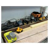 Assorted Cordless Tool Batteries - HUGE Selection of Household and Construction Tools 