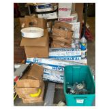 Assorted Construction Equipment and Hardware - HUGE Selection of Household and Construction Tools 