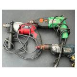Assorted Corded Drills - HUGE Selection of Household and Construction Tools