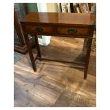 Hekman Furniture Two Drawer Campaign Style Console Table 