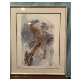 Signed and Numbered Limited Edition Lithograph of "The Fiddler II" by Chaim Gross 