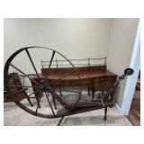 Antique 19th Century Walking Wheel - One of Two Available 