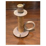 Antique Wooden Spool Candle 