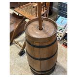 Antique 19th Century Wooden Butter Churn 