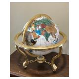 Mother of Pearl Gemstone Globe 