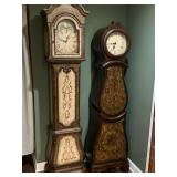 Vintage Howard Miller and Hooker Furniture Grandfather Clocks 