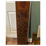 Vintage Wooden Sign 