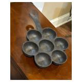 Vintage Cast Iron Cannonball Pan 
